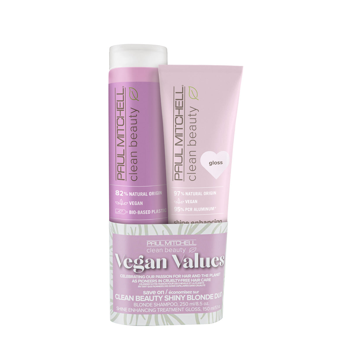 Vegan Values - Clean Beauty - Shiny Blonde Duo