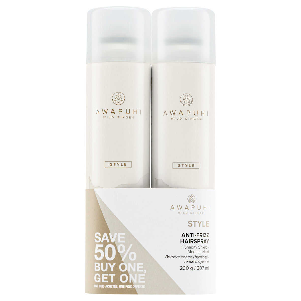 Your Style Your Story - Awapuhi Wild Ginger Anti-Frizz Hairspray Duo