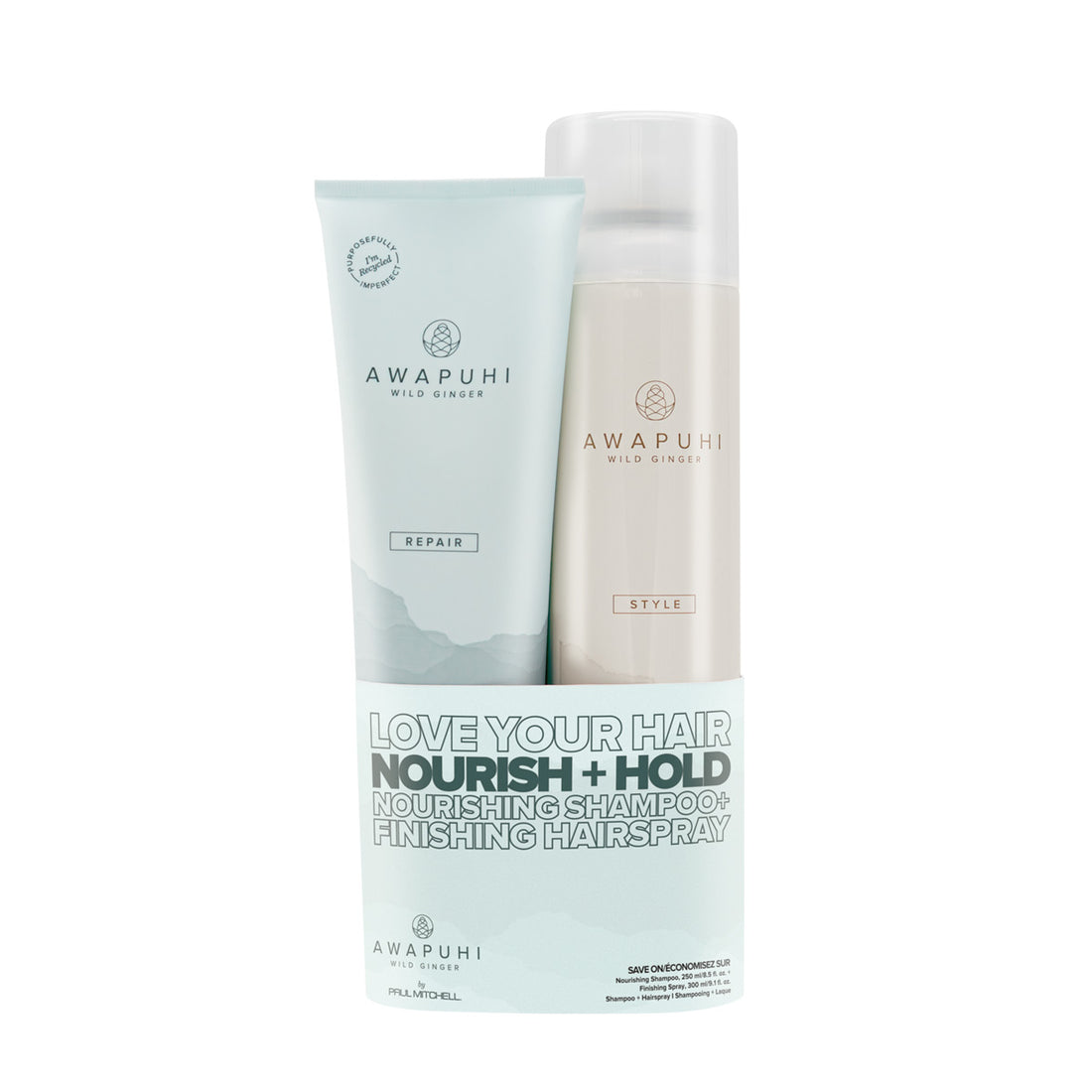 Love is in the Hair - Awapuhi Wild Ginger - Nourish + Hold Duo