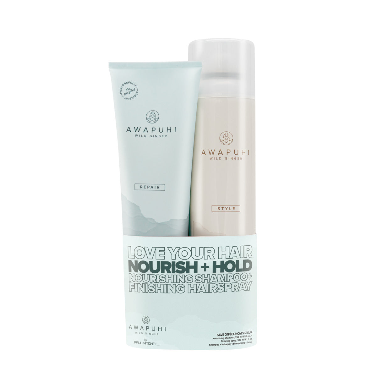 Love is in the Hair - Awapuhi Wild Ginger - Nourish + Hold Duo