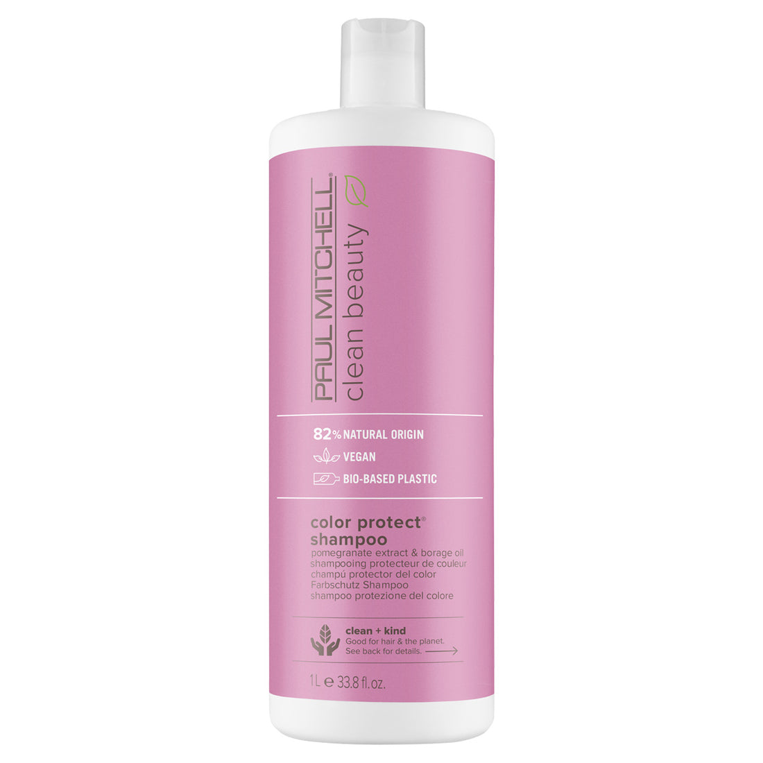 CLEAN BEAUTY Color Protect Shampoo da 1000 ml - Paul Mitchell