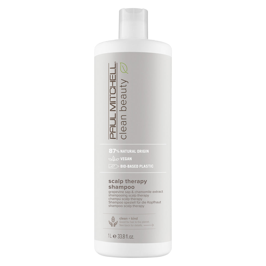 CLEAN BEAUTY Scalp Therapy Shampoo da 1000 ml - Paul Mitchell